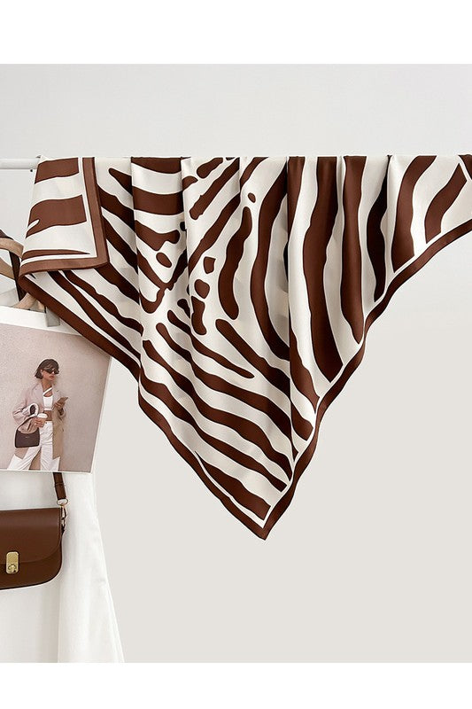 ZEBRA SQUARE SCARF