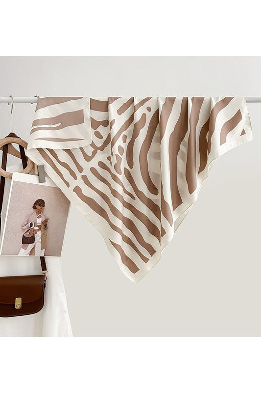 ZEBRA SQUARE SCARF