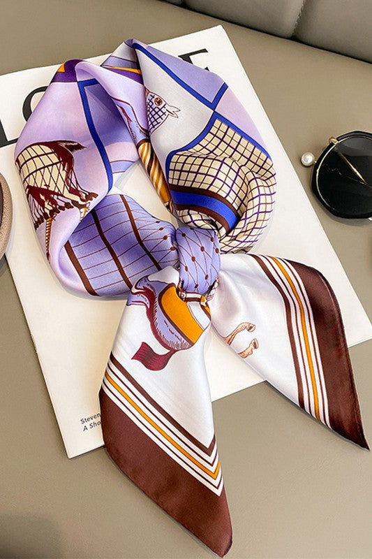 SQUARE SILK SCARF