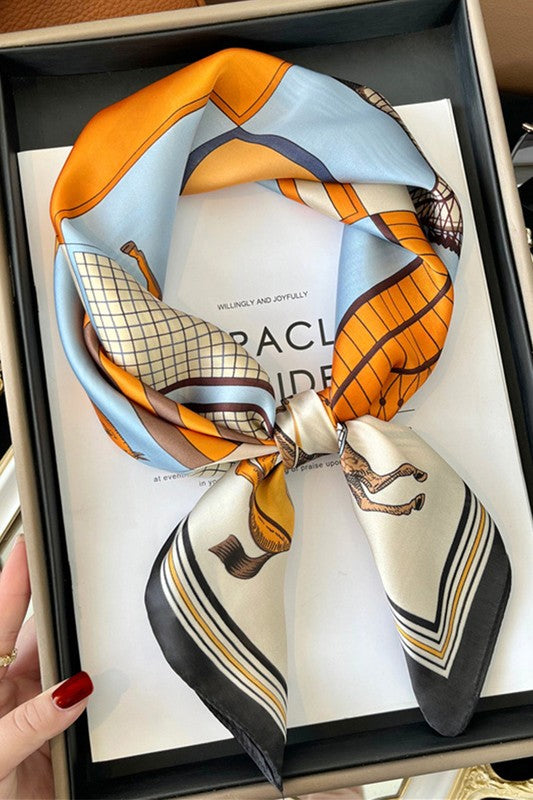 SQUARE SILK SCARF