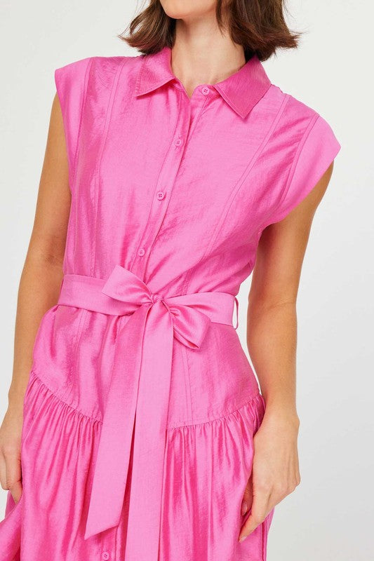 PRETTY CAP SLV MINI DRESS