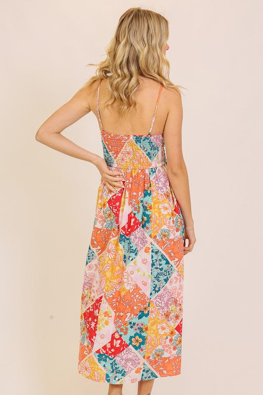 SAHAVANNA MIDI DRESS