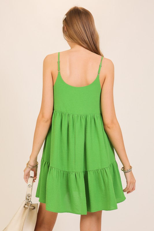 TIERED SHORT DRESS