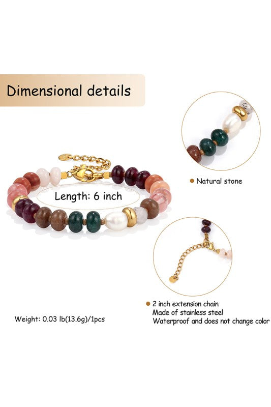 NATURAL STONE BRACELET