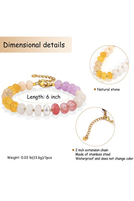 NATURAL STONE BRACELET