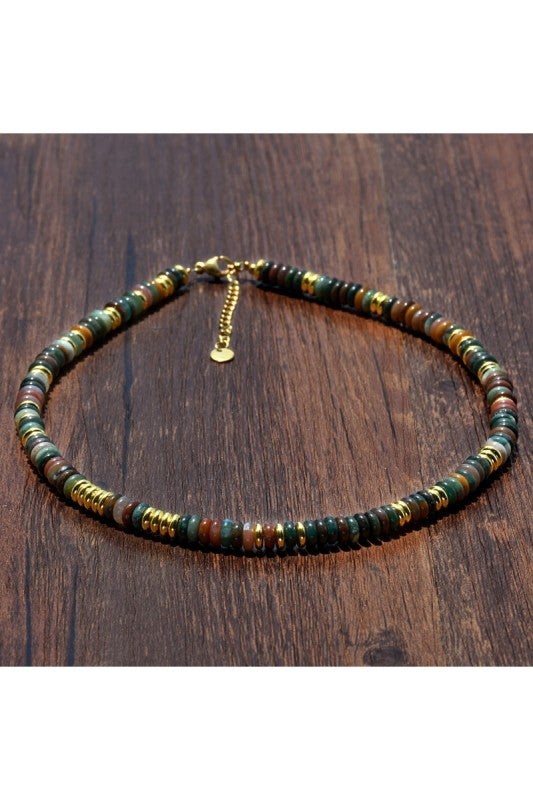 BOHO NATURAL STONE NECKLACE