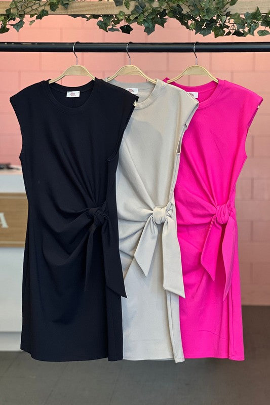 JOMA KNOT MINI DRESS