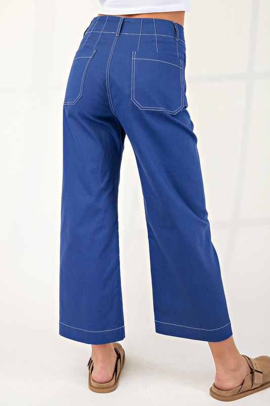 ANKLE STITCH PANTS