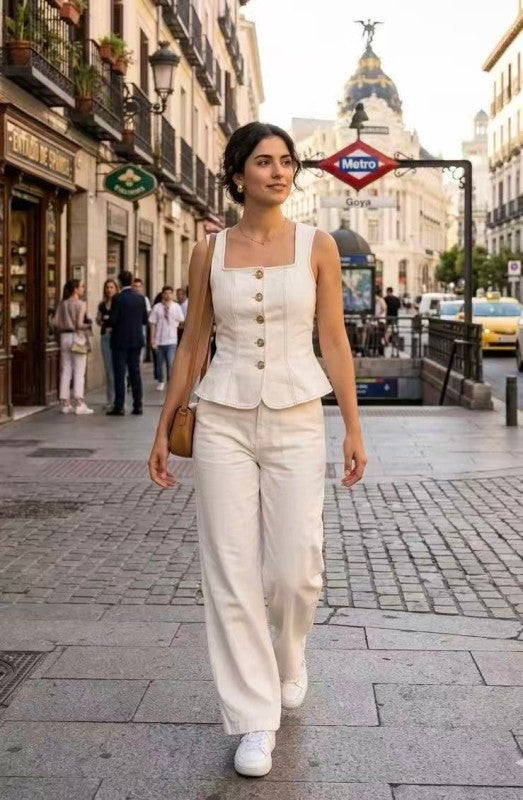 BUFE PEPLUM PANT SET