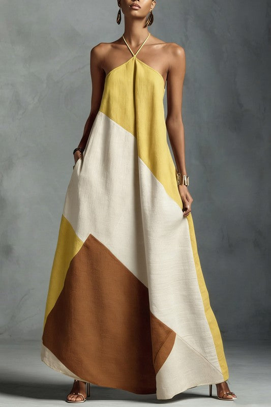 MONICA HALTER MAXI DRESS