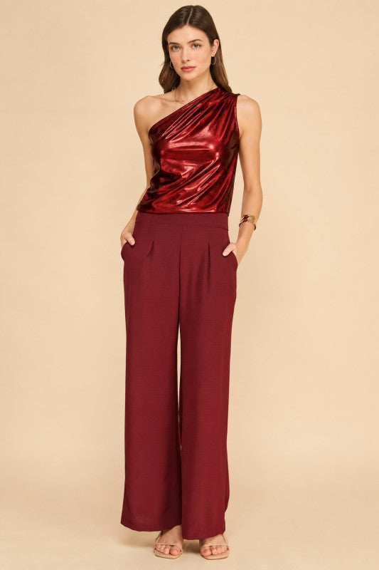 AREUM ONE SHOULDER TOP