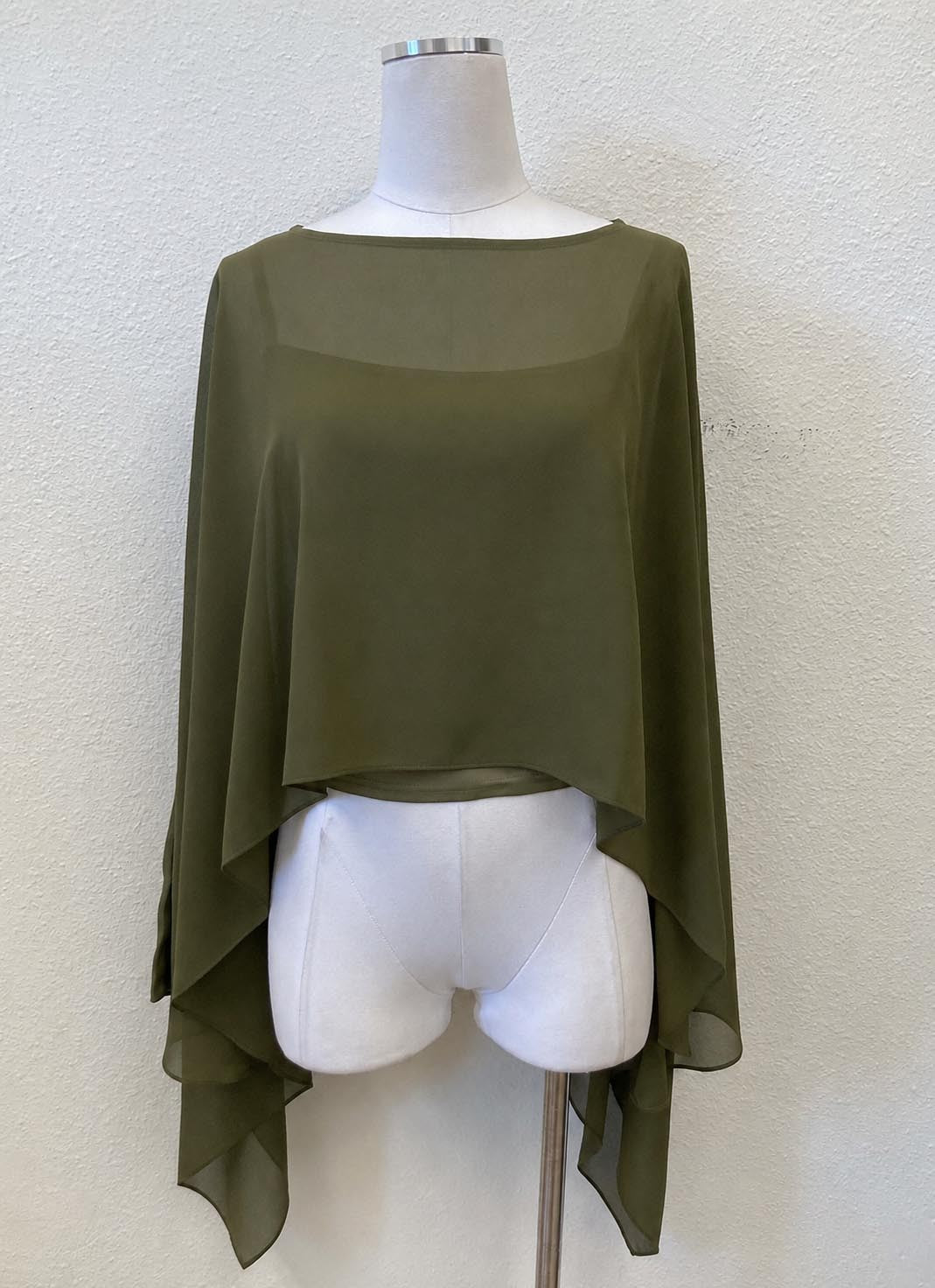 SHEER PONCHO