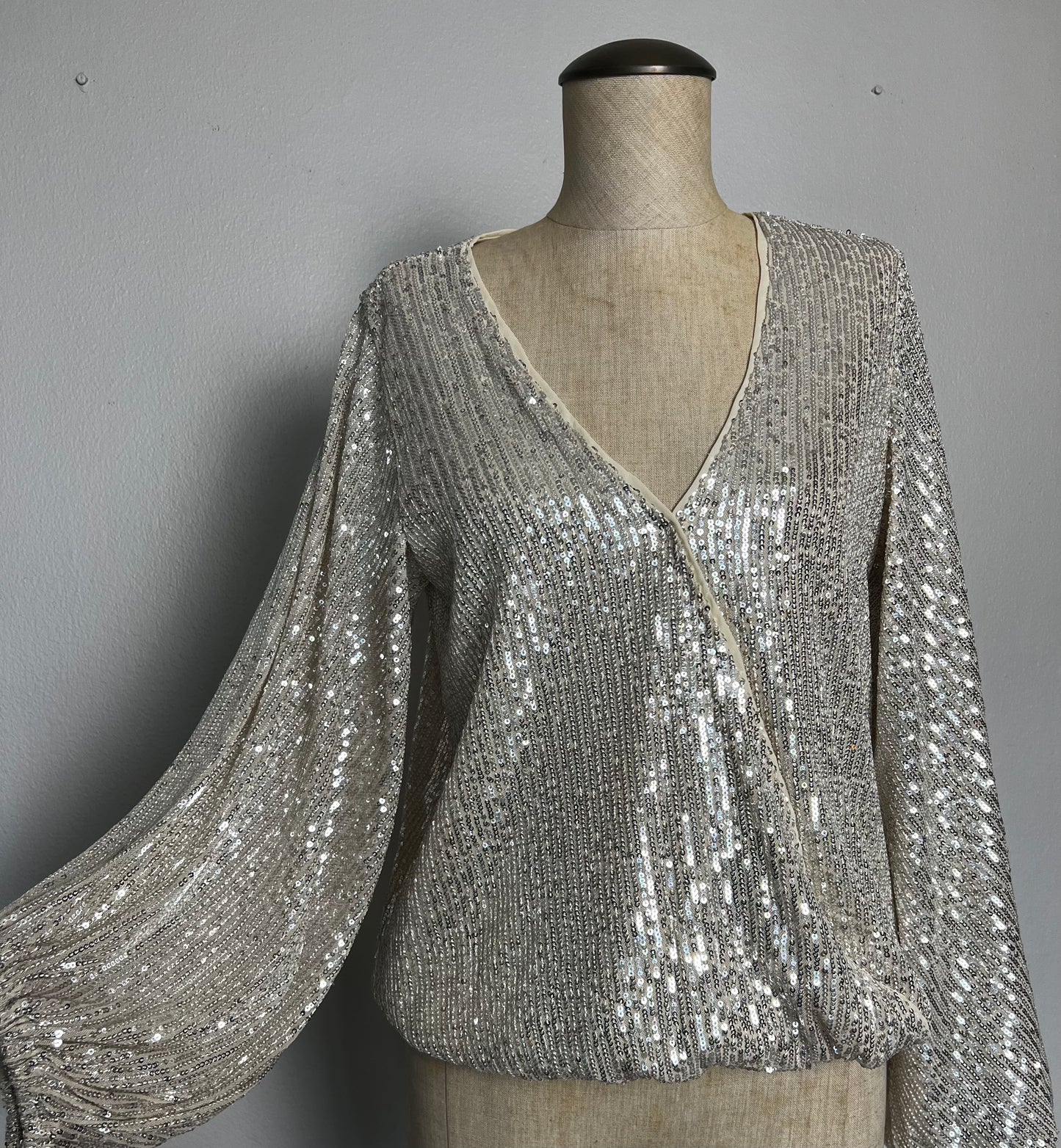 Sequin Bubble Long Sleeve