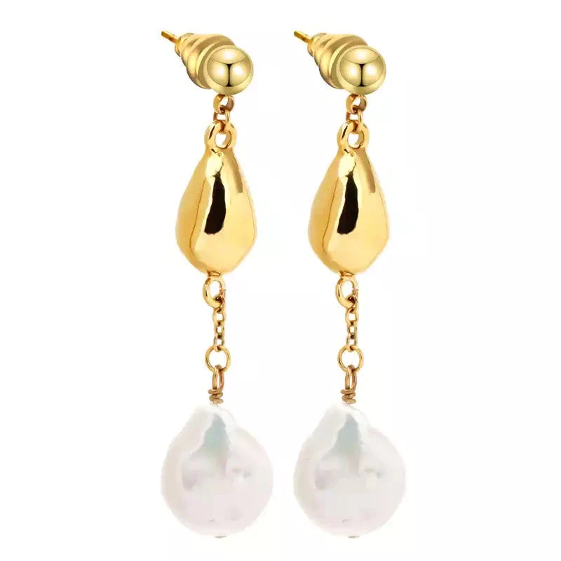 PEARL DROPS EARRINGS