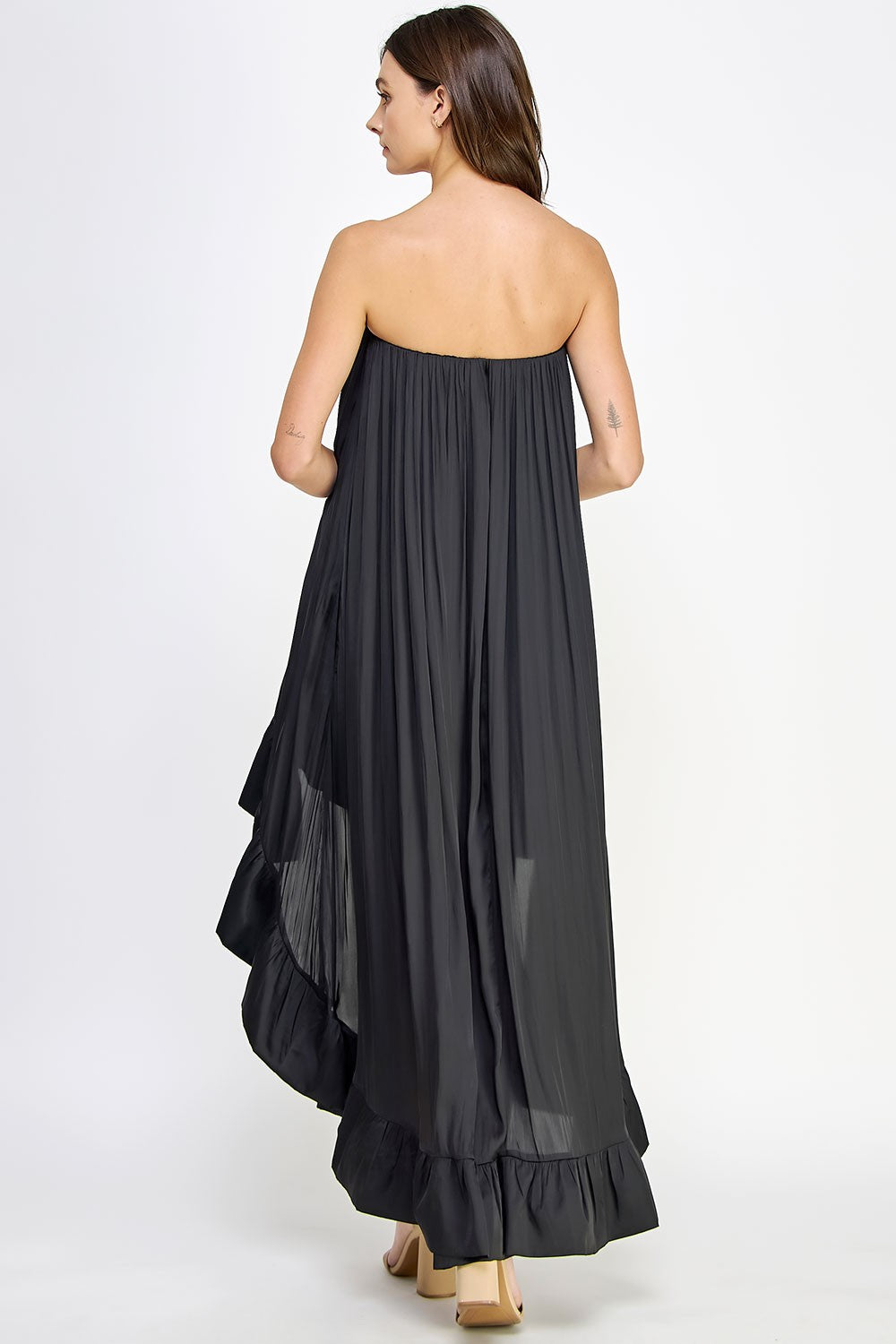 Hi Lo Strapless Dress