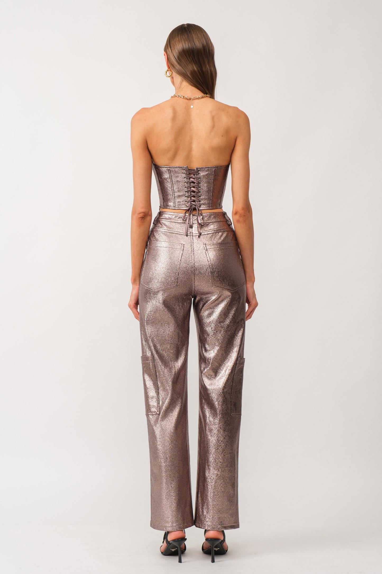 Gaia Pewter Corset