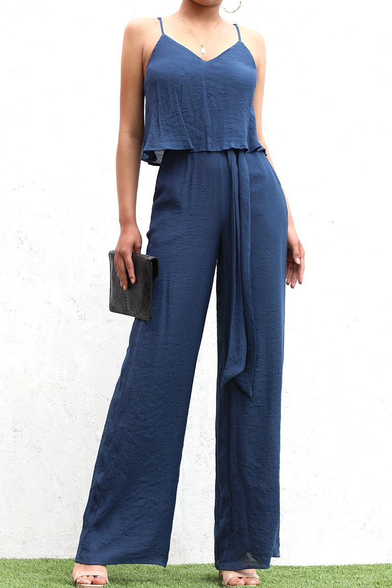 CAMI WOVEN JUMPSUIT