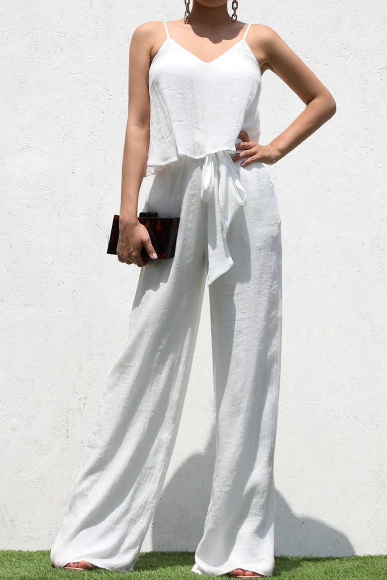 CAMI WOVEN JUMPSUIT