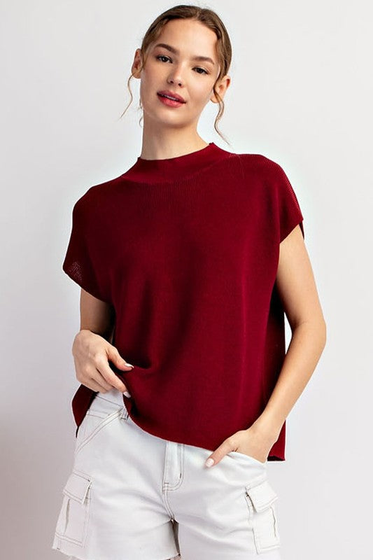 CAP SWEATER TOP