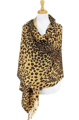 LEOPARD PASHMINAS