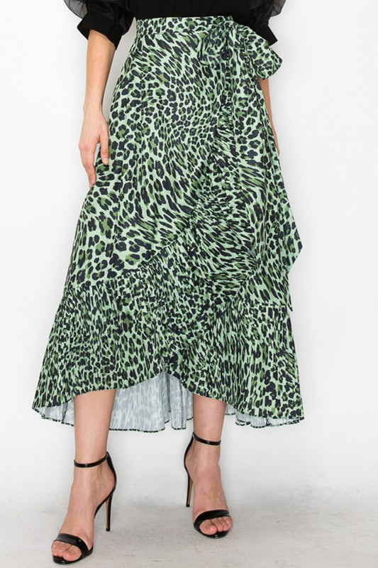 JUNGLE WRAP AROUND SKIRT