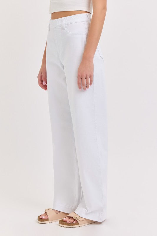 WIDE LEG PULL ON