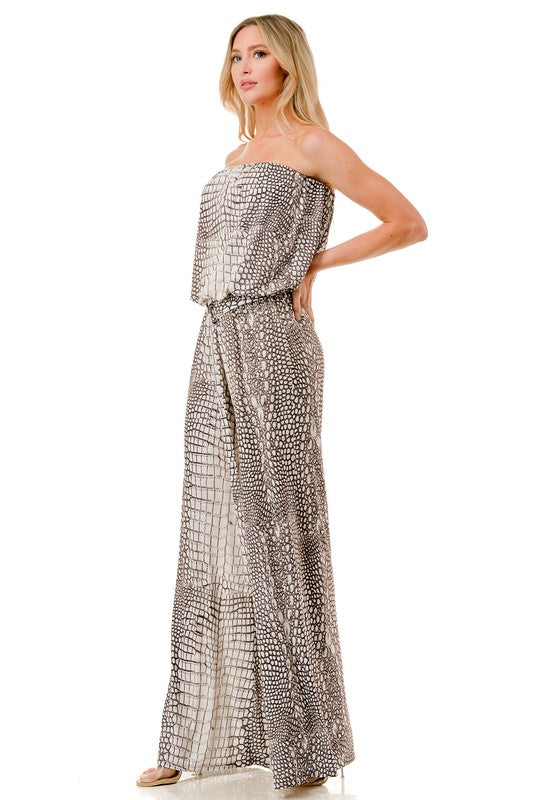 PITON STRAPLESS JUMPSUIT
