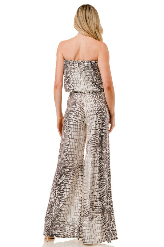 PITON STRAPLESS JUMPSUIT