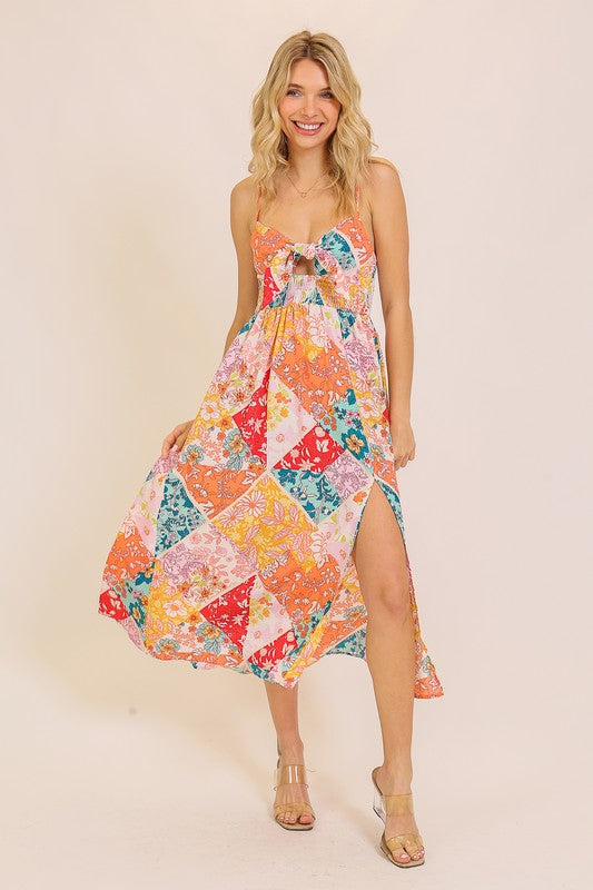 SAHAVANNA MIDI DRESS