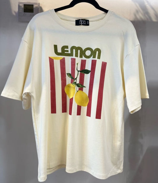 LEMON GLITTER SHIRT