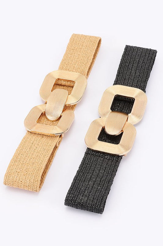 ETAL BUCKLE ELASTIC BELT