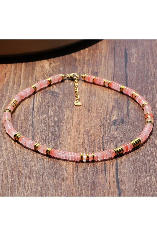 BOHO NATURAL STONE NECKLACE