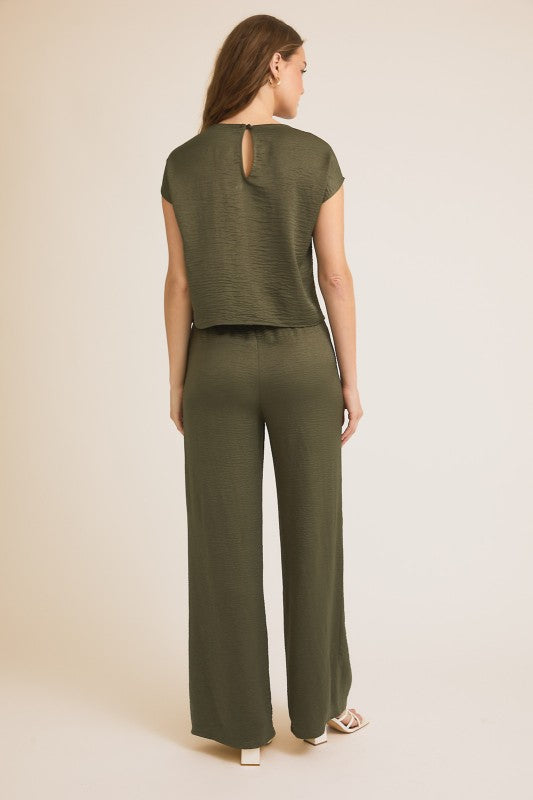 OLIVE PANT SET