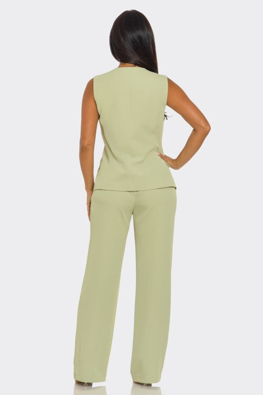 ANGIE PANT VEST SET