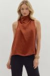 COWLNECK TOP