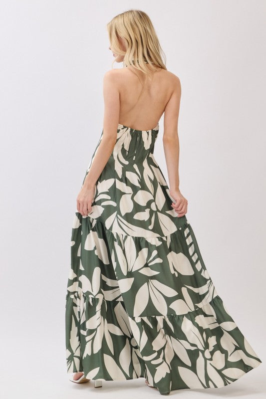 LEAF MAXI DRESS