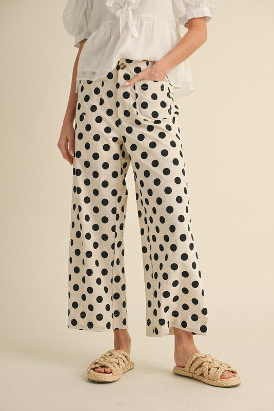 POLKADOT ANKLE PANT