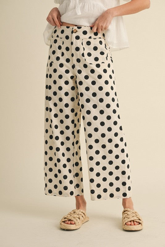 POLKADOT ANKLE PANT