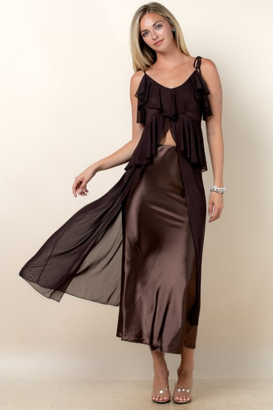 EVIE MESH TUNIC TOP