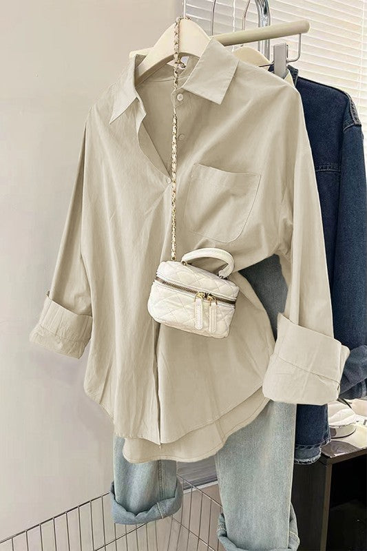 CLASSIC BUTTON UP TOP