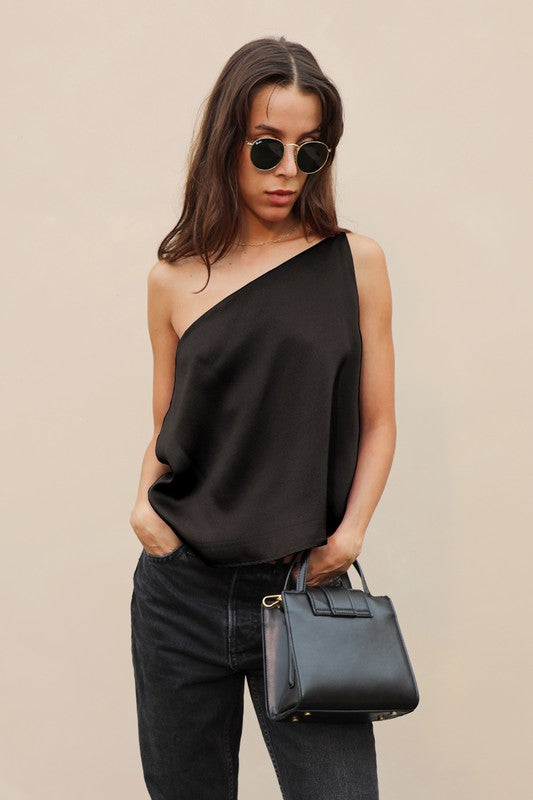 VERO ONE SHOULDER TOP