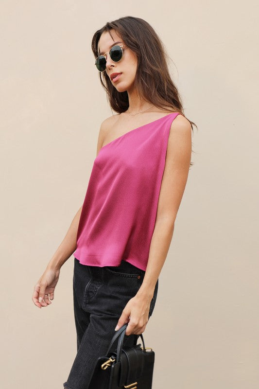 VERO ONE SHOULDER TOP