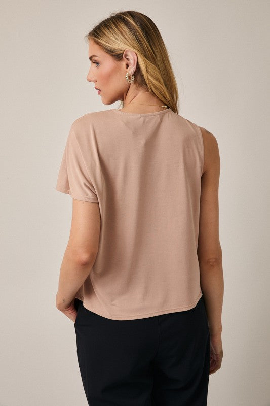TWIST SLEEVE TOP