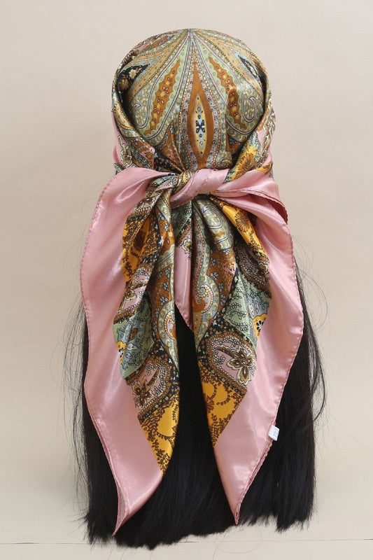 PAISLEY  & FLORAL SCARF