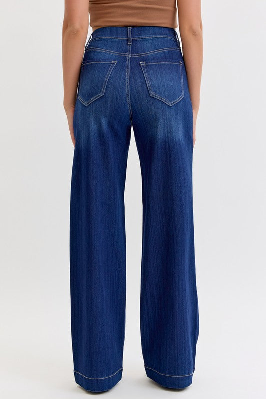 WIDE LEG PULL ON