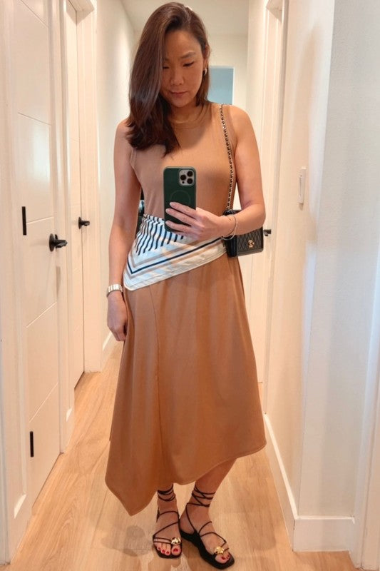 SOLE ASYMMETRICAL DRESS