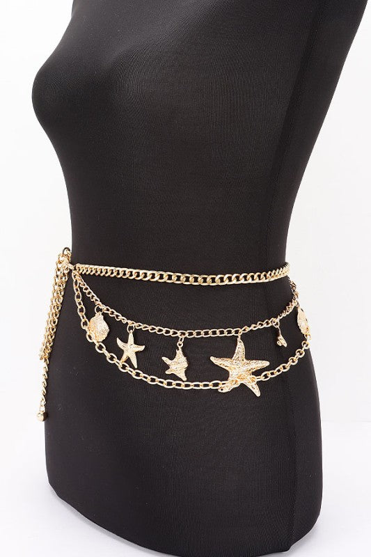 SEASHELL LAYERED BELT