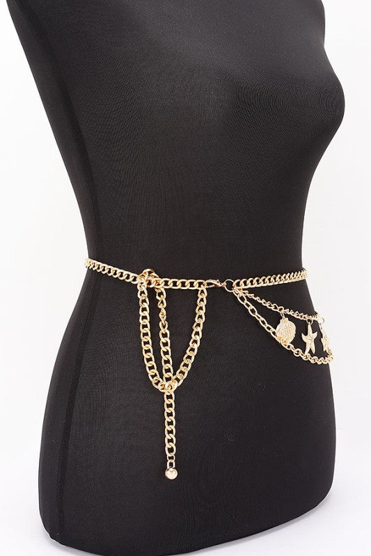 SEASHELL LAYERED BELT