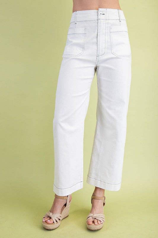 ANKLE STITCH PANTS