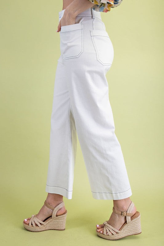 ANKLE STITCH PANTS